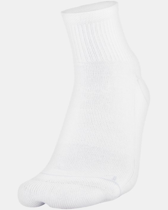 Men's UA Phenom Quarter – 3-Pack Socks, Black, pdpMainDesktop image number 5